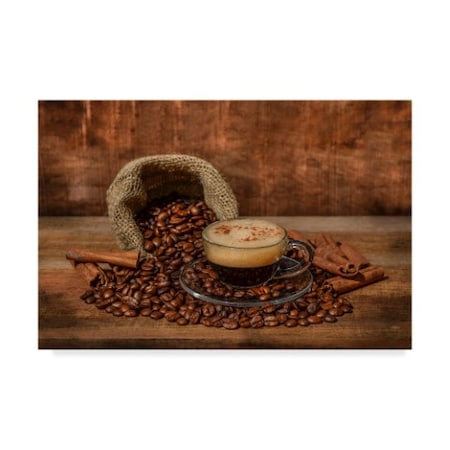 Trademark Fine Art Margareth Perfoncio 'Coffee Time Bag' Canvas Art, 22x32 1X07547-C2232GG